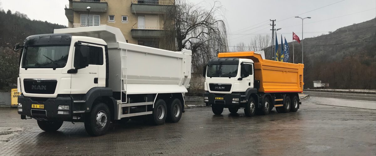 MAN 41.400 and MAN 33.400 trucks exported to Ukraine