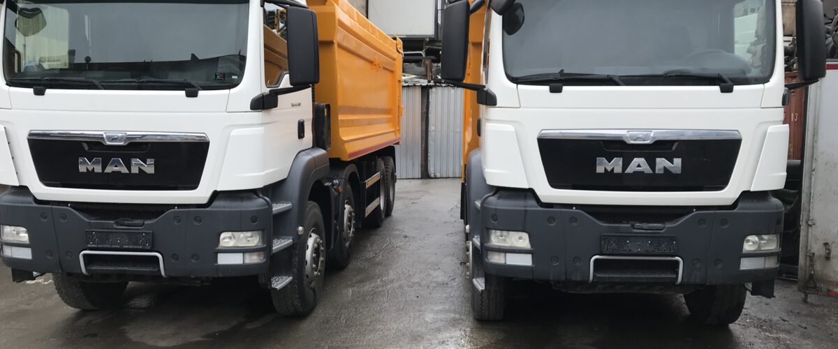 MAN 41.400 trucks exported to Ukraine