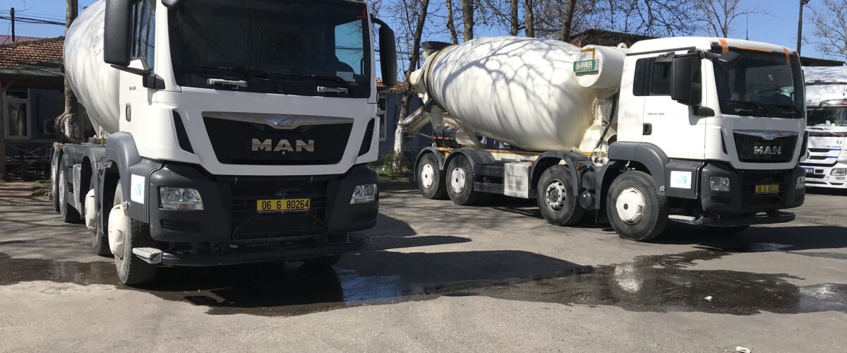 Delivery of concrete mixer trucks MAN 41.360 to Lviv/Ukraine