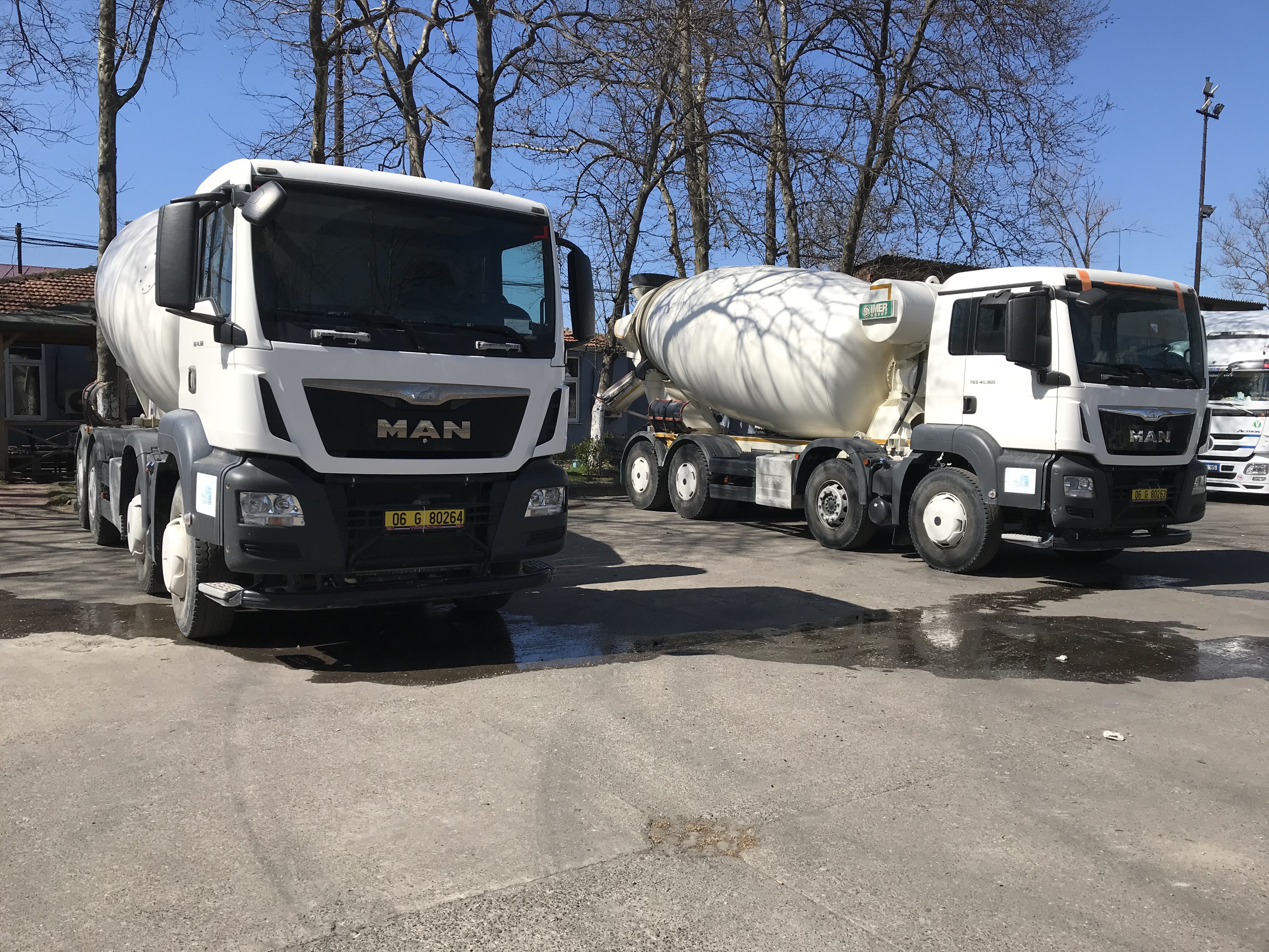 Delivery of concrete mixer trucks MAN 41.360 to Lviv/Ukraine