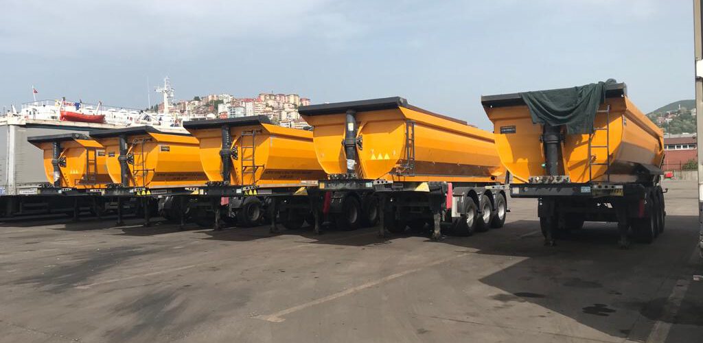 Export of 5 Tipper Semi- Trailers of the “TIRSAN” Brand to Ukraine