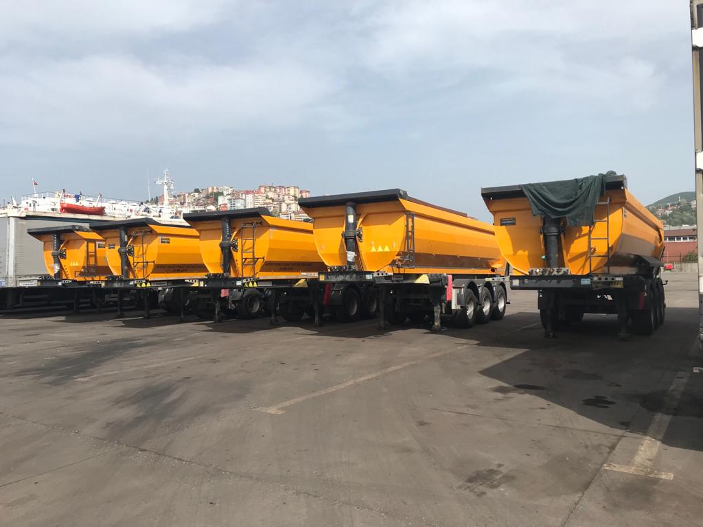 Export of 5 Tipper Semi- Trailers of the “TIRSAN” Brand to Ukraine