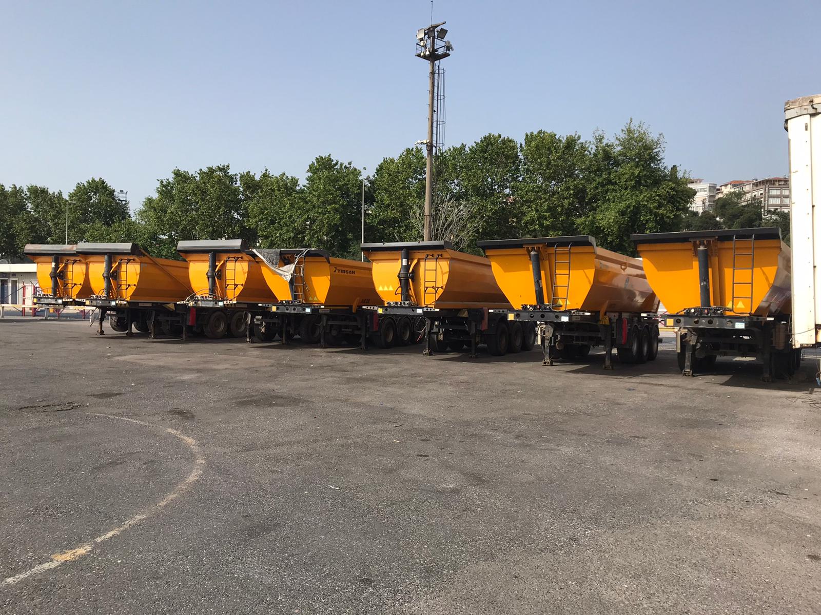 Export of 7 Tipper Semi- Trailers of the “TIRSAN” Brand to Ukraine