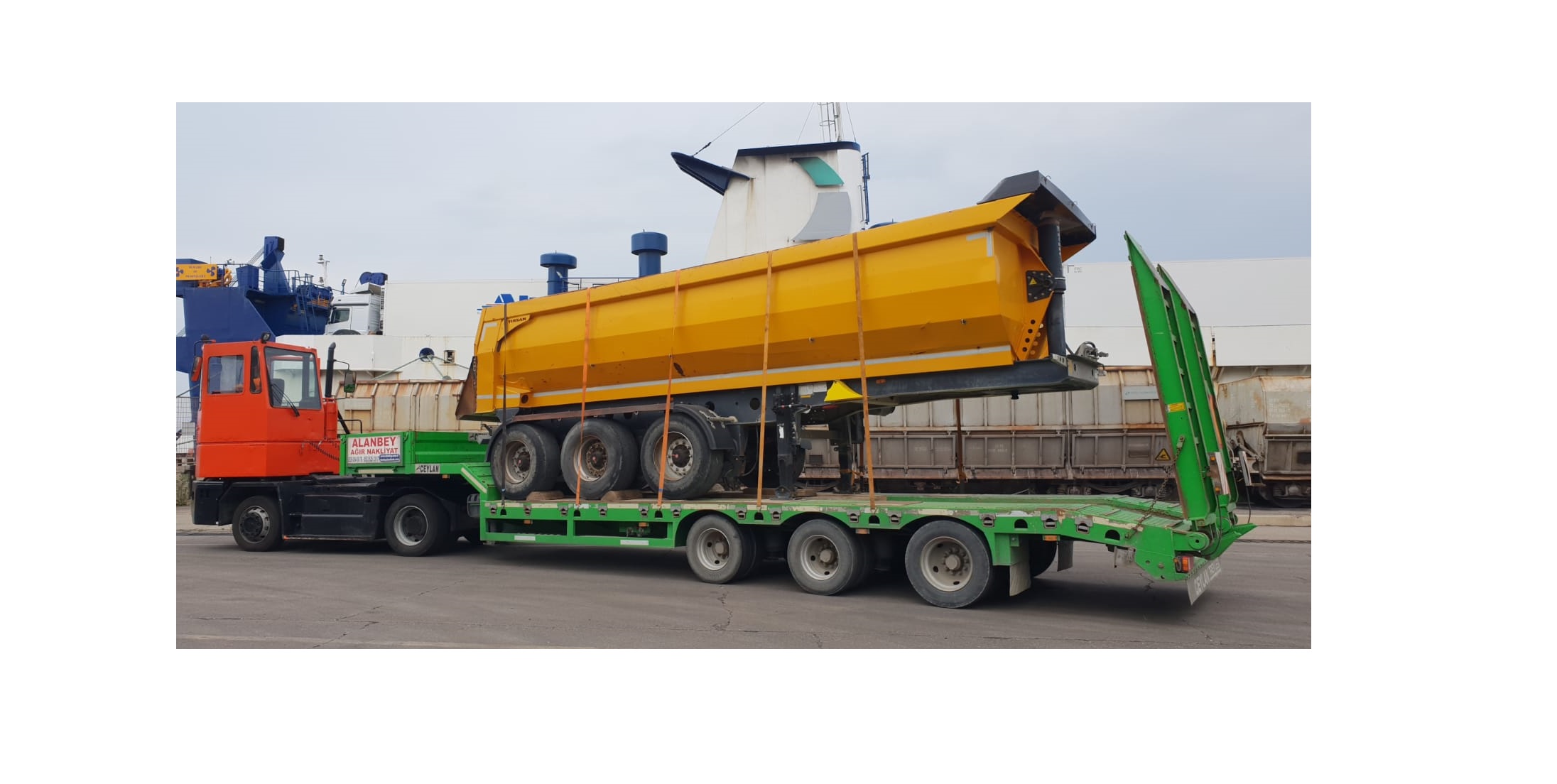 Export of the “CEYLAN” Brand Lowbed Semi-Trailer and the “TIRSAN” Brand Tipper Semi-trailer to Ukraine