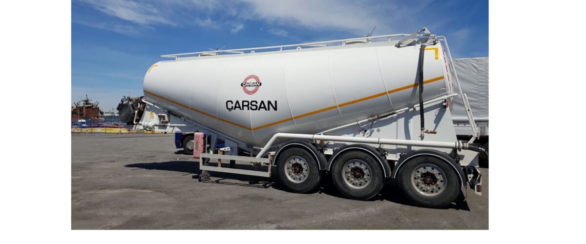 EXPORT OF THE “ÇARSAN” CEMENT/DRY BULK SEMI TRAILER TO UKRAINE