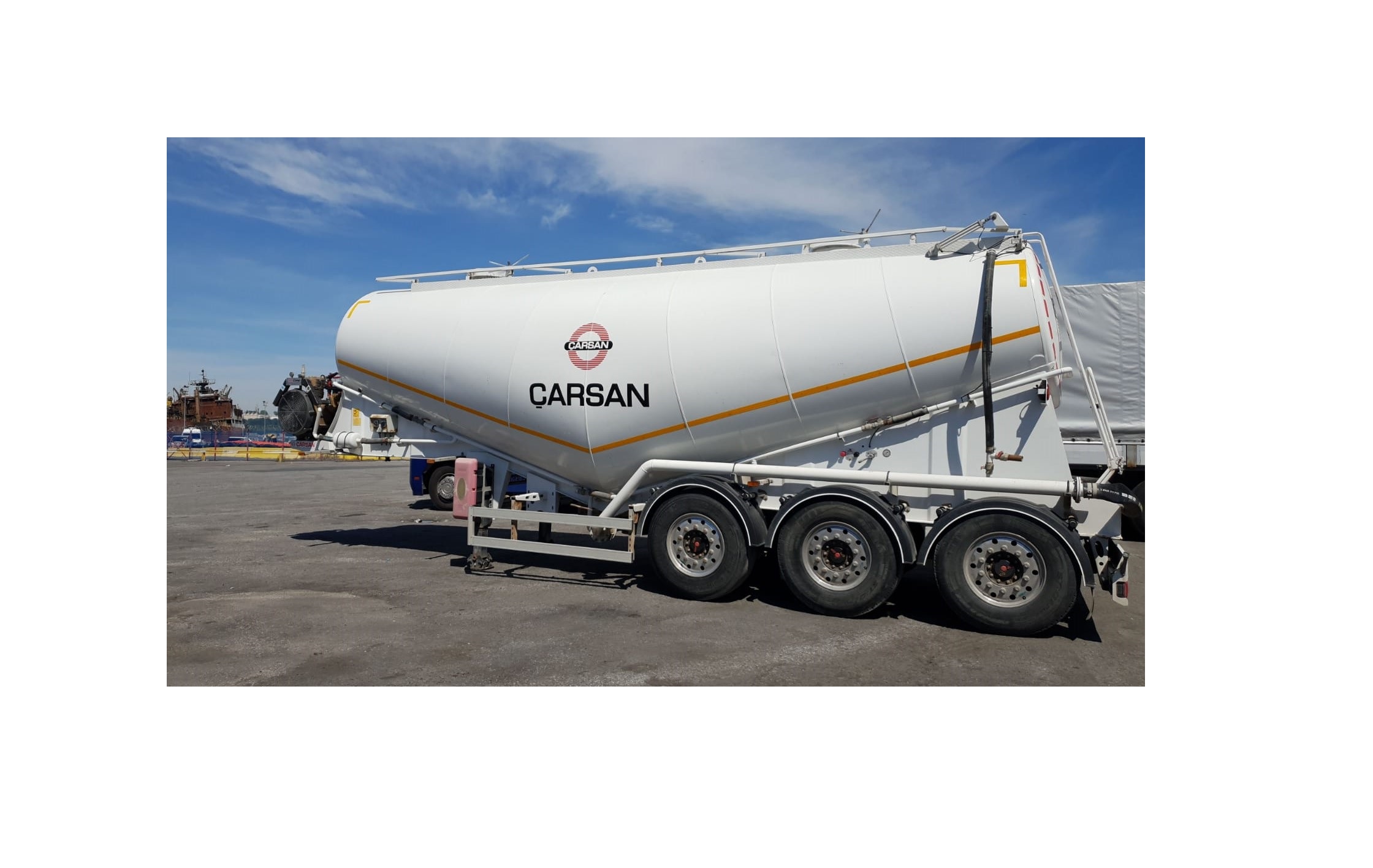 EXPORT OF THE “ÇARSAN” CEMENT/DRY BULK SEMI TRAILER TO UKRAINE