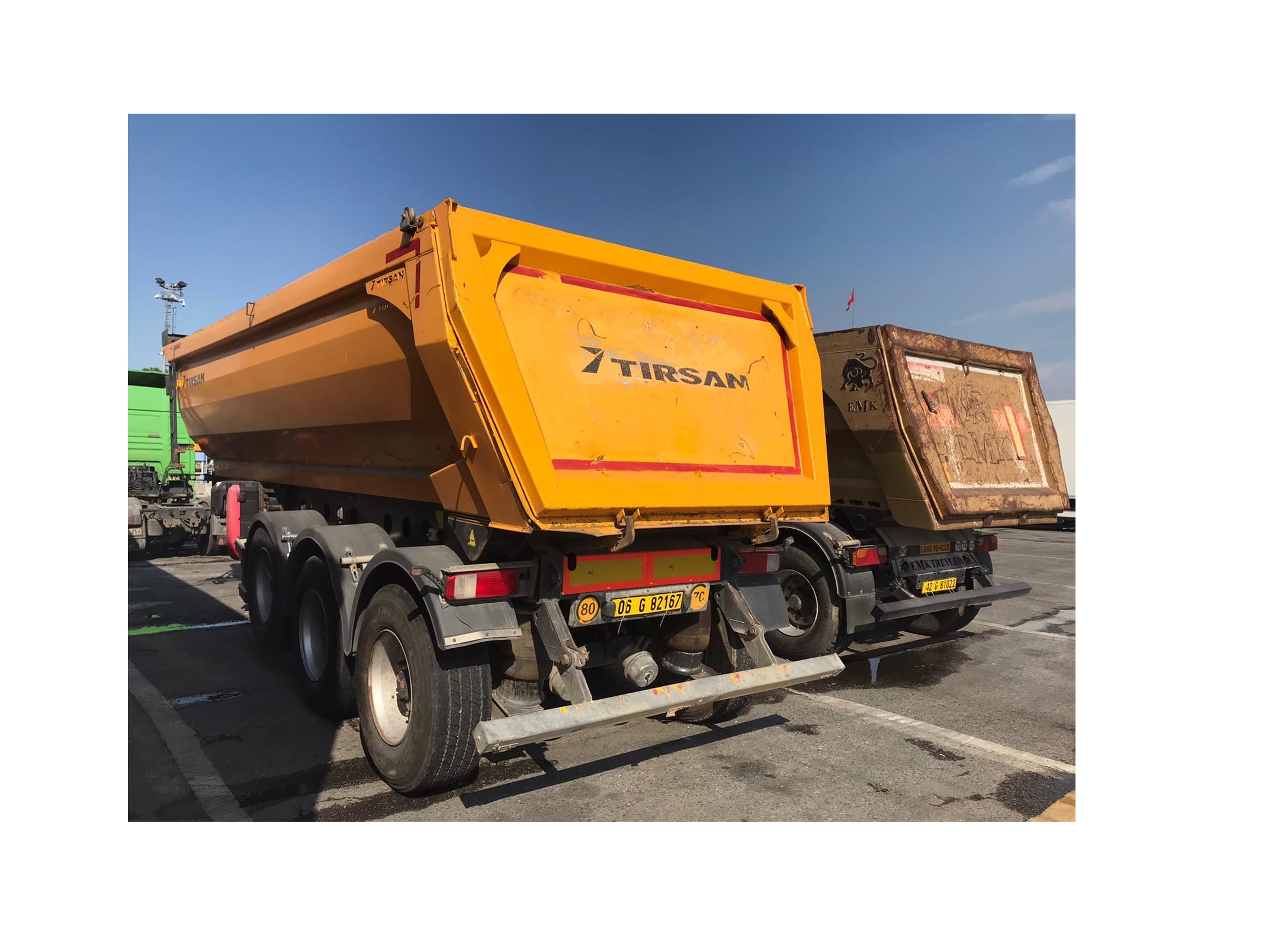 Export of the “EMK” Brand and the “TIRSAN” Brand Tipper Semi-trailers to Ukraine