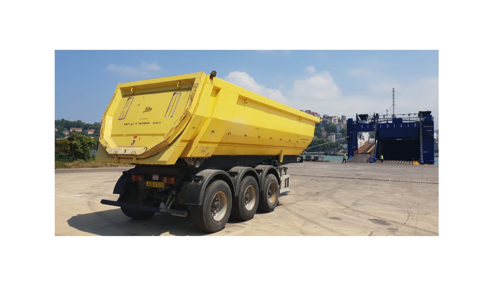 Export of the “Meiller” Brand Tipper Semi-trailer to Ukraine