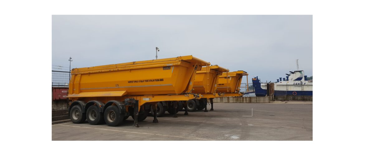 Export of 3 Tipper Semi- Trailers of the “ÖZÜNLÜ” Brand to Ukraine