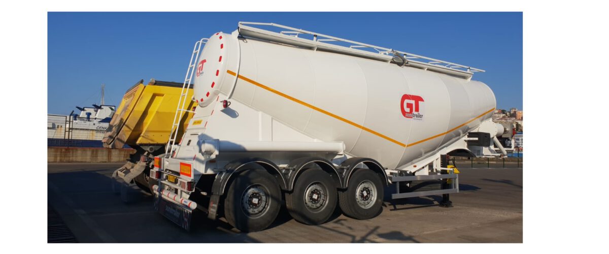 EXPORT OF THE NEW 35 m3 “GÜRLEŞENYIL TREYLER” BRAND VACUUM CEMENT/DRY BULK-SEMI TRAILER AND “MEILLER” BRAND TIPPER SEMI-TRAILER TO UKRAINE