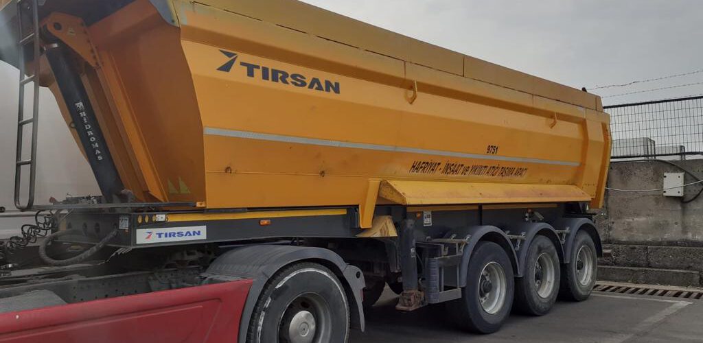 EXPORT OF ”TIRSAN” AND ”YILDIZ” BRAND TIPPER SEMI-TRAILER TO UKRAINE