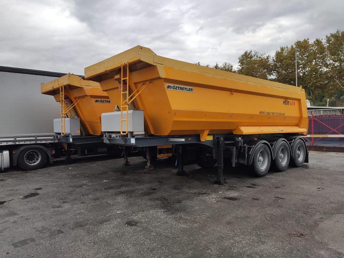 Export of 3 Tipper Semi-trailers brand ”ÖZTREYLER” and ”TIRSAN”